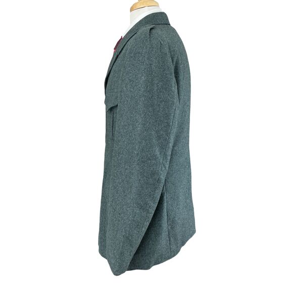 Vintage 50's Genuine Swiss Army Jacket Wool Size 56N /46 US  Field Uniform Grey - Picture 4 of 16